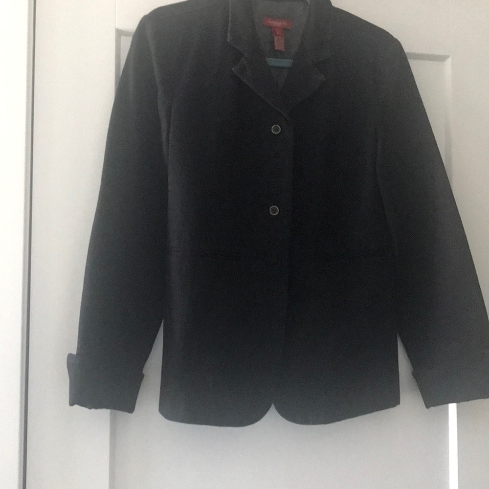 Sundance Black denim blazer